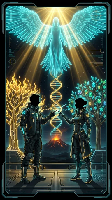 Влюблённые — аркан Таро