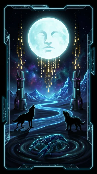 Луна — аркан Таро