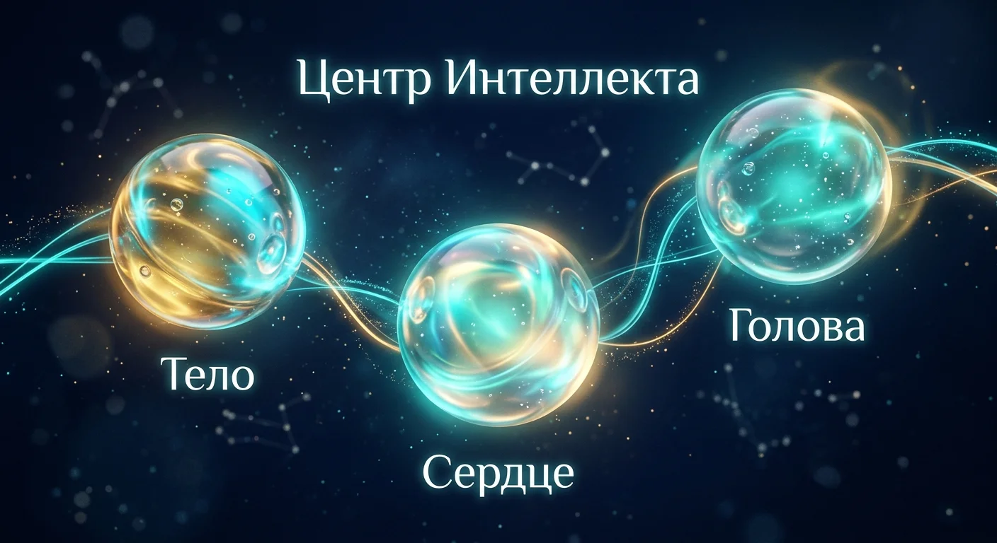 Таблица трех центров интеллекта и их базовых эмоций