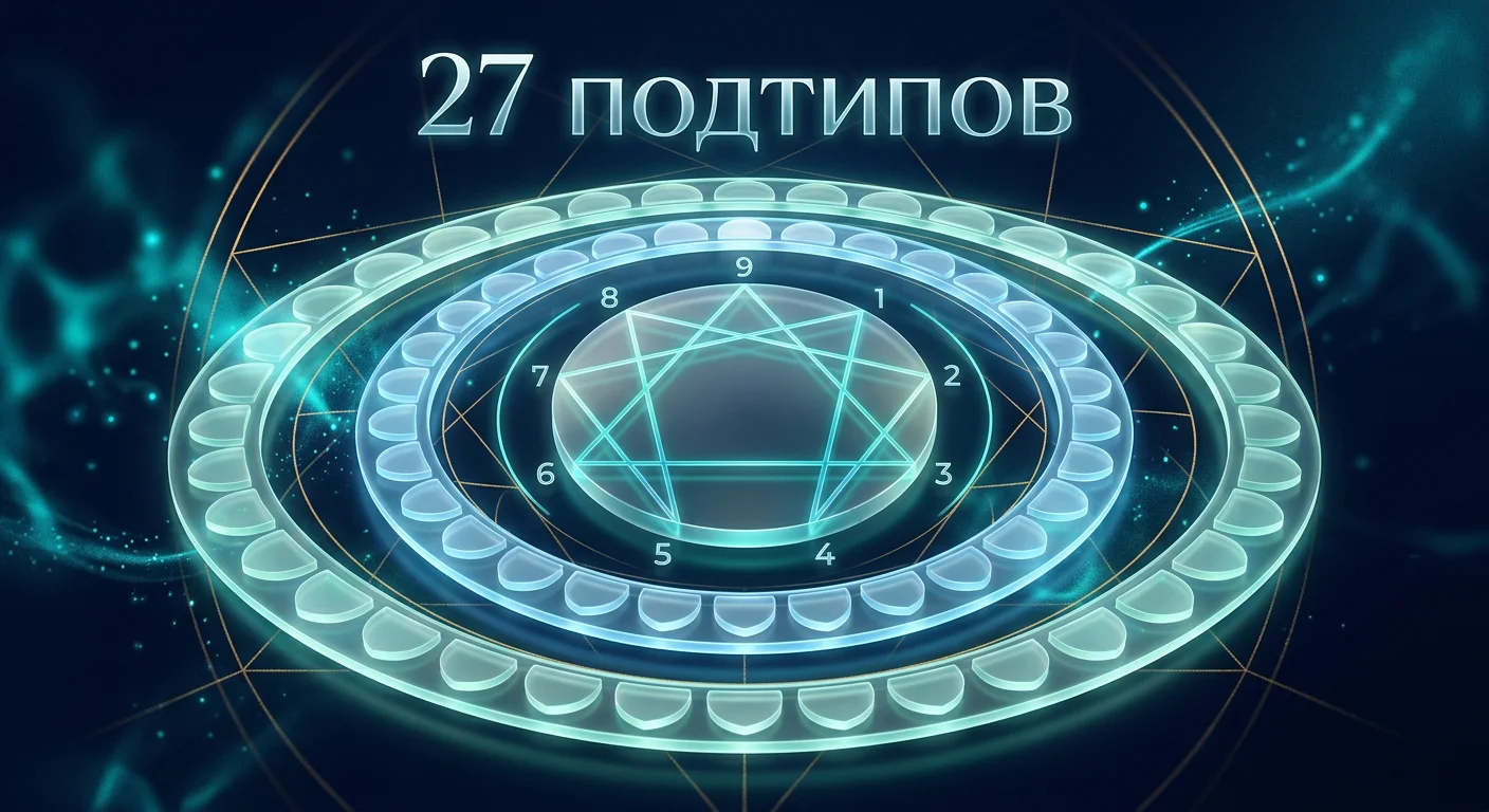 Схема 27 инстинктивных подтипов эннеаграммы — sp, so и sx для всех 9 типов Схема 27 инстинктивных подтипов эннеаграммы — sp, so и sx для всех 9 типов