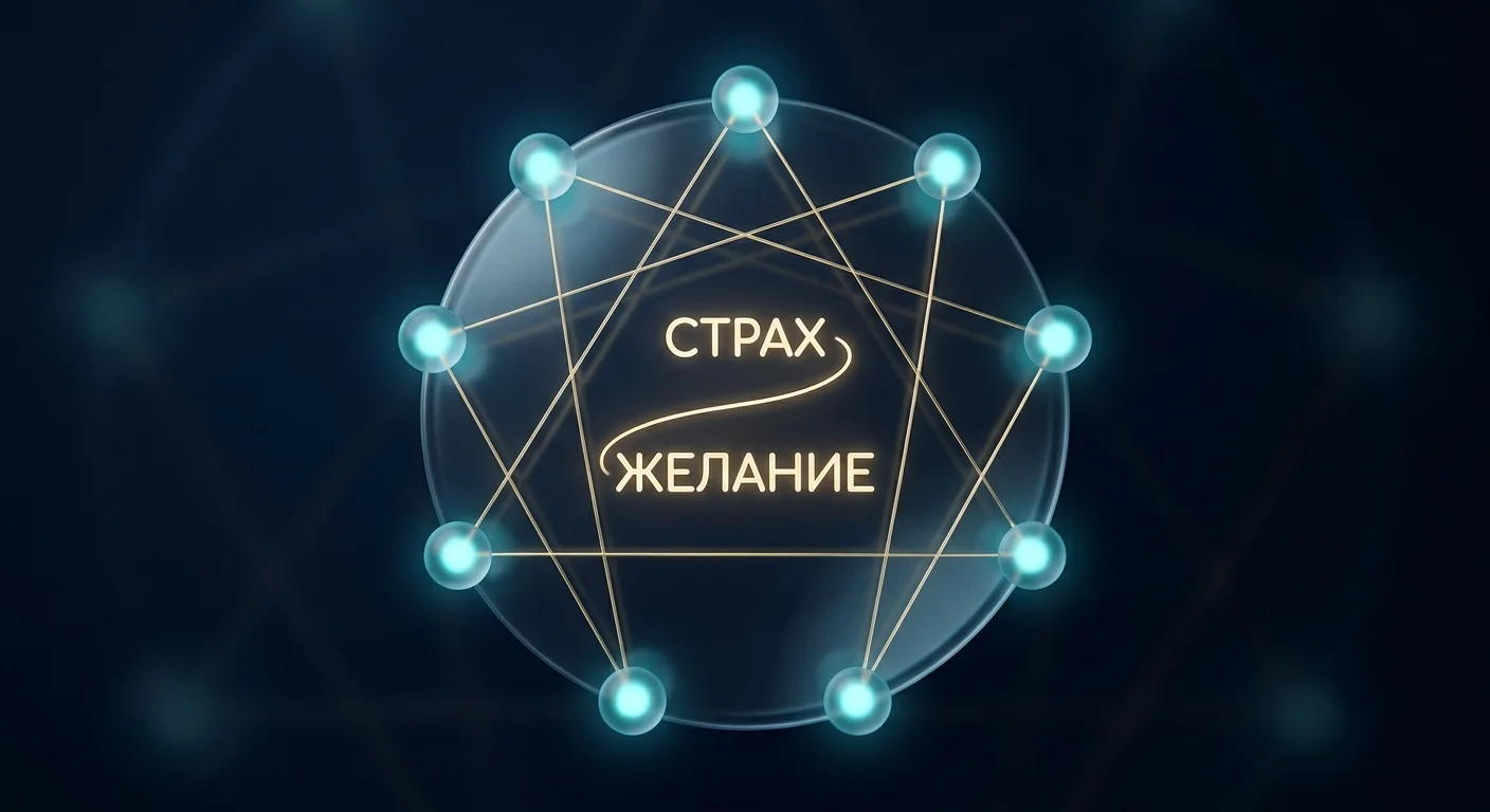 Базовый страх и базовое желание в эннеаграмме — схема взаимосвязи Базовый страх и базовое желание в эннеаграмме — схема взаимосвязи