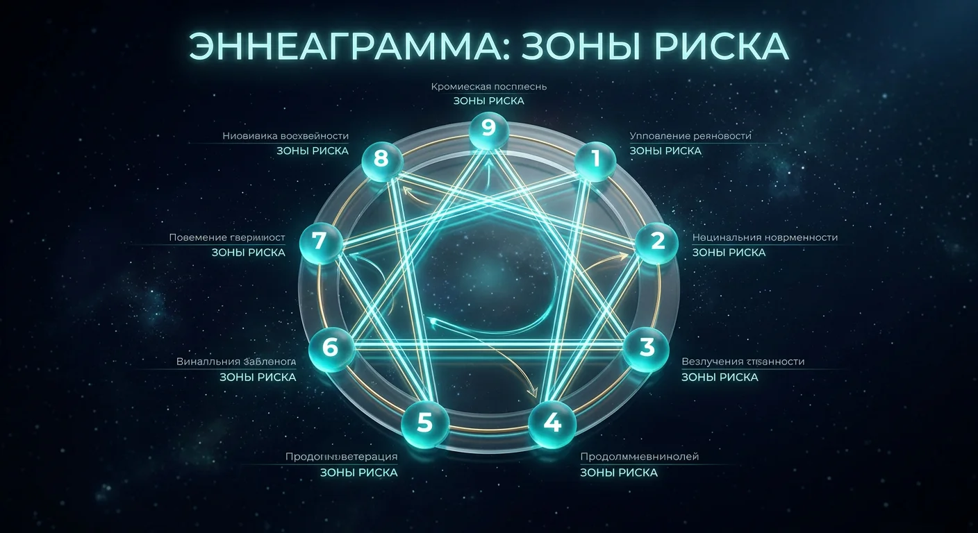 Таблица 9 типов эннеаграммы и связанных психических расстройств — зоны риска Таблица 9 типов эннеаграммы и связанных психических расстройств — зоны риска