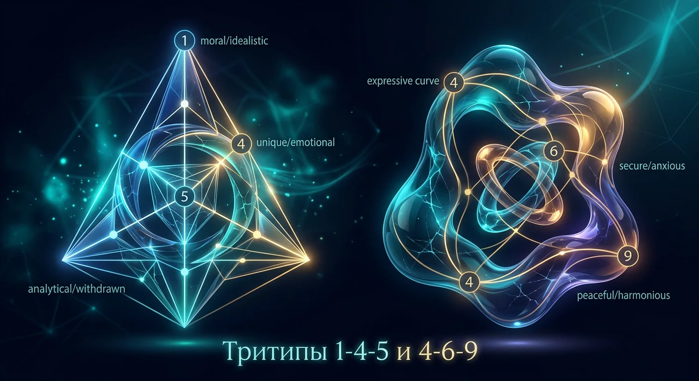 Тритипы INFJ: схема 1-4-5 и 4-6-9 — мотивационные портреты и конфликты Тритипы INFJ: схема 1-4-5 и 4-6-9 — мотивационные портреты и конфликты