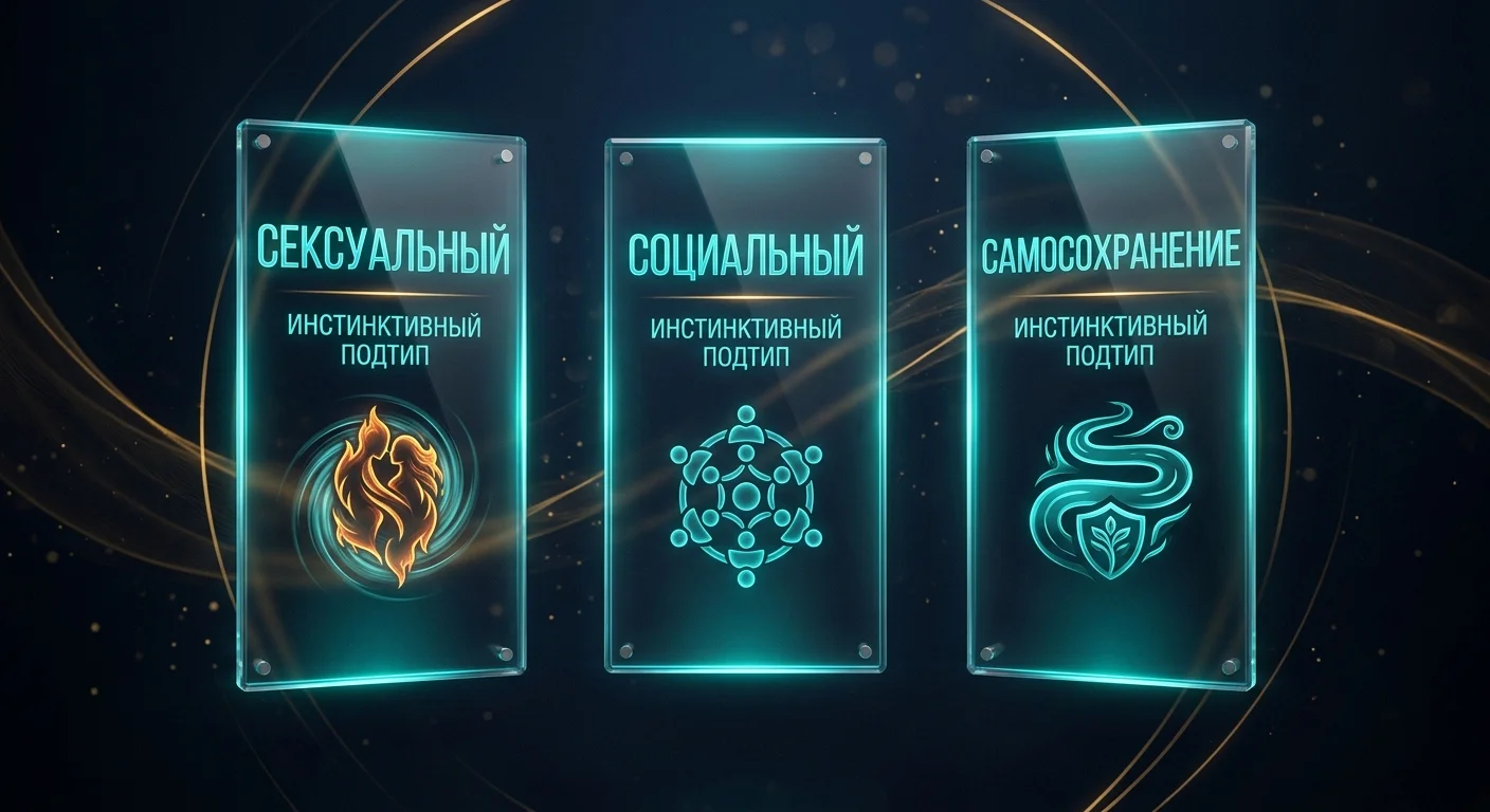 Таблица инстинктивных подтипов sx, so и sp и их влияние на привлекательность